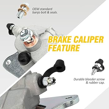 Amazon.com: M MATI Upgrade Dual Twin Piston Rear Brake